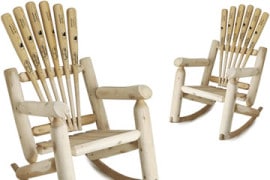 Il trono del re del baseball Baseball Bat Rocker
