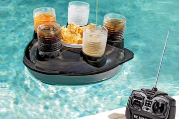 Vassoio radiocomandato per piscine