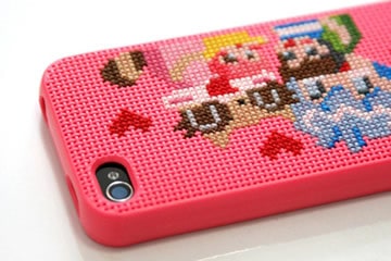 DIY Case per iPhone 4 al punto croce