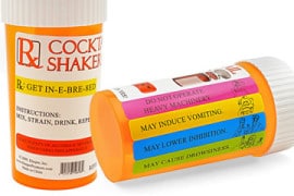 Shaker in stile medicinale Cocktail Shaker