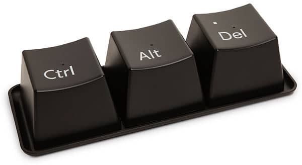 Set di tazze Ctrl-Alt-Canc