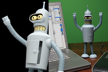Action figure parlante di Bender