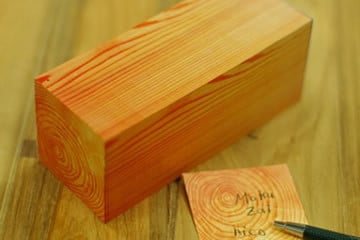 Ceppo di legno per appunti