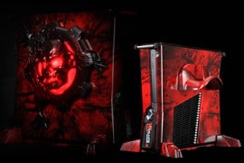 Gears of War Vault: case personalizzato per Xbox 360 Slim Gears of War Vault
