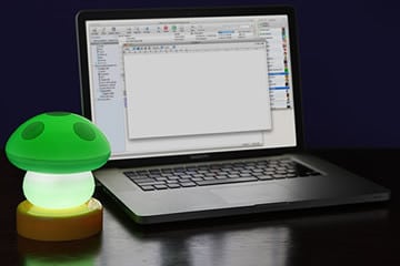 Lampada USB a forma di fungo