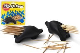 PickUrPine: l'istrice porta stuzzicadenti PickUrPine