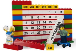 Brick Calendar, il calendario di mattoncini LEGO Brick Calendar