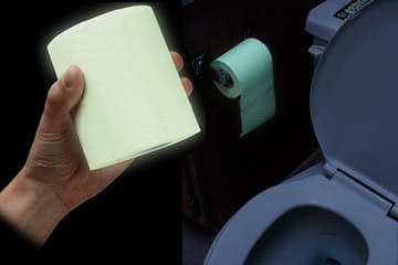 Carta igienica fosforescente