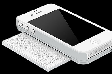 Kiano 4, case con tastiera per iPhone 4