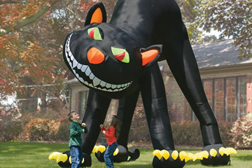 Gatto Nero gonfiabile gigante