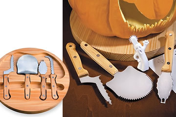 Set professionale di utensili per l’intaglio delle zucche