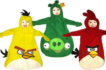 I costumi di Angry Birds per bambini