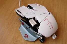 Mouse R.A.T. 7 Albino, il gaming mouse regolabile cyborg-r