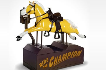 Giostra con cavallo anni ’50
