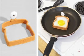 Uova a forma di toast Uova a forma di toast