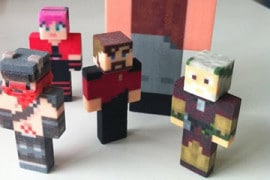 MineToys, le action figure dell'avatar di Minecraft MineToys, le action figure dell'avatar di Minecraft
