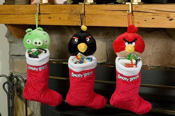Calze di Natale degli Angry Birds