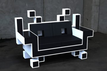 Divano di Space Invaders