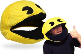 Maschera peluche di Pac-Man Maschera peluche di Pac-Man