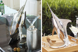 Swordfish Cocktail Shaker Set pesce-spada-cocktail-shaker