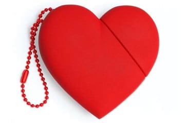 “I Love You!”, Pen Drive a forma di cuore