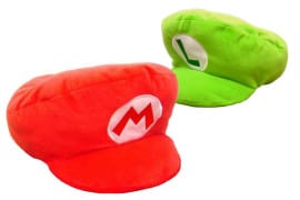Cuscini di Super Mario cuscini-cappelli-mario-e-luigi
