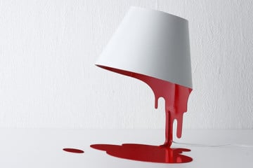 La lampada liquida insanguinata