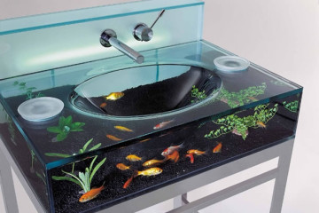 Aquarium Sink, l’acquario nel lavandino!