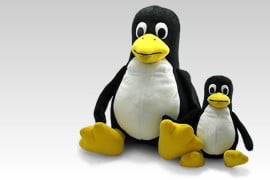 Tux, il pinguino di Linux in versione peluche peluche-tux