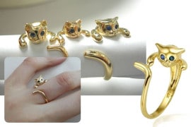 Cat Ring, un gattino per anello! anello-gattino