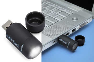 Mini torcia USB