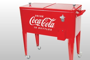 La ghiacciaia vintage della Coca Cola