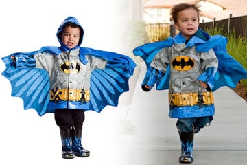 Gli impermeabili supereroici per bambini