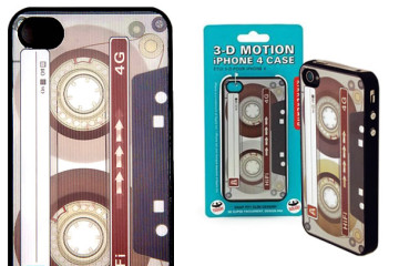 Case musicassetta con effetto 3D per iPhone