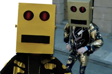 La maschera dello Shufflin Robot di LMFAO’s
