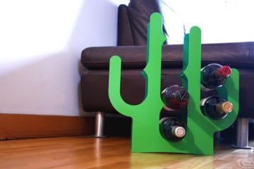 Il cactus portabottiglie