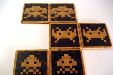 I sottobicchieri di Space Invaders
