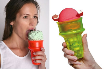 Il cono gelato per pigri