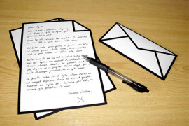 Carta da lettere e buste in stile icone del computer lettera-8-bit