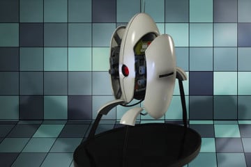 La replica della torretta di Portal 2