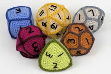 I dadi RPG di peluche