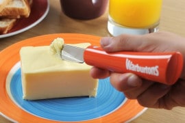 The Warburtons Knife coltello-da-burro-riscaldato