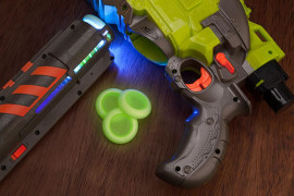 NERF Glow in the Dark Disc Blaster nerf-disk-fluorescenti