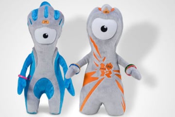 Le mascotte delle Olimpiadi di Londra 2012