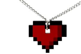 Collana con cuore 8-bit collana-cuore-8-bit