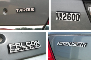 Gli emblemi geek per automobili