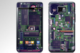 I circuiti del Samsung Galaxy S2 gelaskins-motherboard-per-galaxy-s2