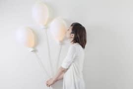 Le lampade a palloncino lampada-palloncini