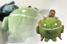 Il pupazzo gigante di Android pupazzo-gigante-android