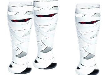 Il bicchiere da birra mummificato
